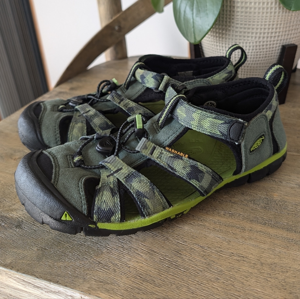 Keen Seacamp ll CNX Sandals 4 Duck Green Greenery Camo